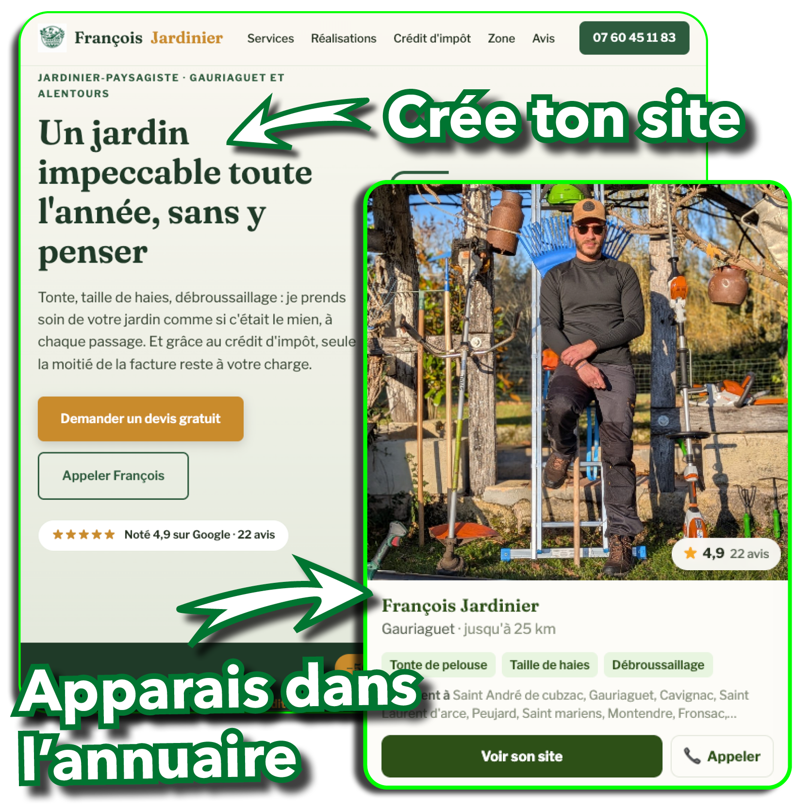 L'annuaire des jardiniers paysagistes indépendants de France sur factotum.fr